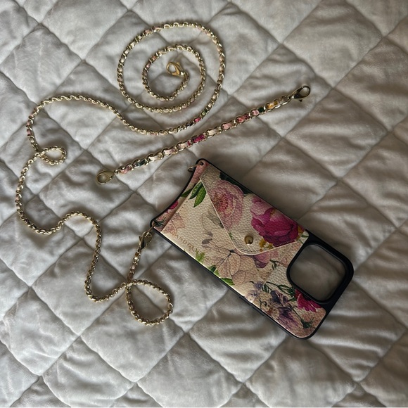 Bandolier Ceci crossbody & wristlet wallet phone case for 14 ProMax. - Picture 1 of 12